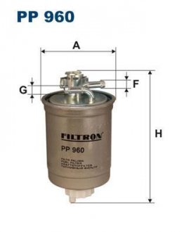 Фільтр палива FILTRON PP 960 (фото 1)
