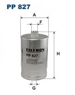 Фільтр палива FILTRON PP 827
