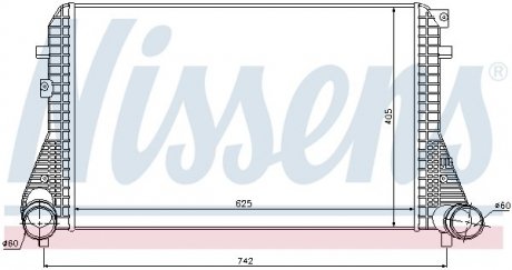Радіатор інтеркулера NISSENS 96542 (фото 1)