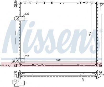 Радіатор NISSENS 63943A