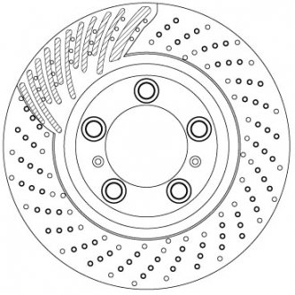 Гальмівний диск TRW DF6821S (фото 1)
