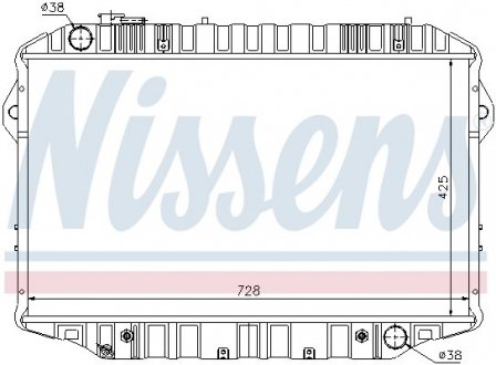 Радіатор NIS NISSENS 64861 (фото 1)