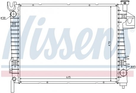 Радіатор NIS NISSENS 69018