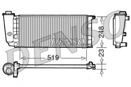 Радіатор DENSO DRM09061