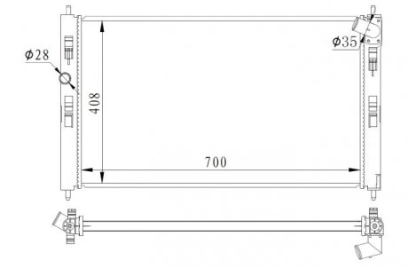 Радіатор NRF 59260
