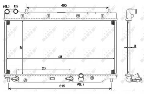 Радіатор NRF 53110