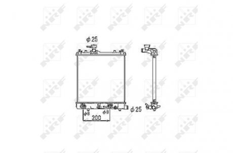 Радіатор NRF 53445