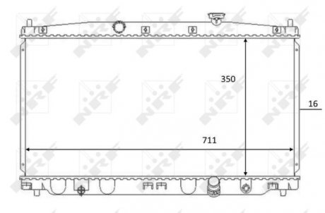 Радіатор NRF 59066