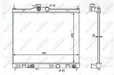 Радіатор NRF 59119