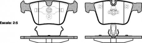 К-кт колодок зад. DB CL-Series (W216)/S-Series (W221)/ML-Series (W164)/R-Series (W251) (05-13) REMSA 1216 00