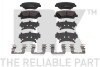 Гальмівні колодки диск.передні Hyundai i30, Kia Ceed,Rio III,Sorento II 1.1CRDi-2.4i 09- NK 223443 (фото 1)