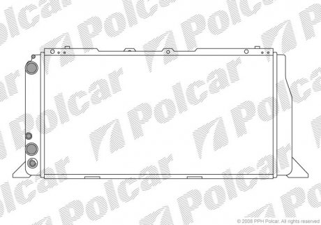 Радіатор охолодження Polcar 130708A2