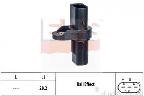 Датчик положення р/вала BMW 1 (E81), 3 (E46), 5 (E60) 98- EPS 1.953.471