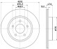 Гальмівний диск Nissan X-Trail Renault Koleos II 04.14- HELLA 8DD 355 123-061 (фото 1)