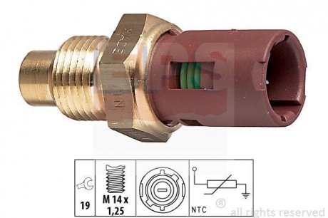 Датчик температури охолодж. рідини Renault 21 1.9d 89- EPS 1.830.094