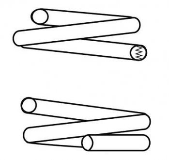 Пружина передня Volvo C30 06-12/S40 05-12/V50 05-12 CS Germany 14871640 (фото 1)