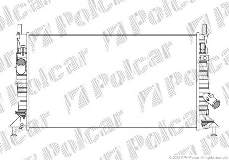 Радіатор охолодження Polcar 320208-2 (фото 1)