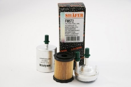 Фільтр паливний VW/Skoda 1.6/2.0 FSI/TFSI 04- SHAFER FM572 (фото 1)