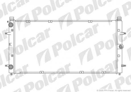Радіатор охолодження Polcar 956608A2 (фото 1)