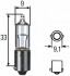 Автолампа Behr Standard H10W BA9s 10 W прозрачная HELLA 8GH002473191 (фото 1)