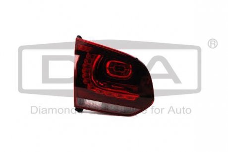 Фонарь заднй левый внутренний LED вишнево-красный VW Golf VI (09-13) Dpa 89450625102