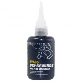 Фиксатор резьбы Fix-Gewinde Hochfest (не демонтируемый), 50мл. MANNOL 9926