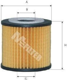 Фільтр оливний (фільтр-патрон) M-FILTER TE 600