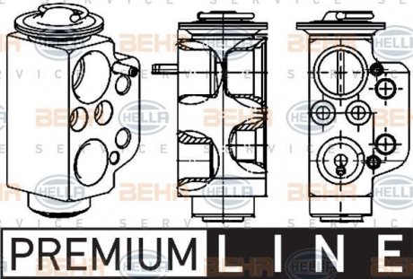 Клапан кондиціонера T5 03- (Premium Line! OE) BEHR 8UW351234-471 (фото 1)