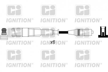 Комплект проводiв запалювання Quinton Hazell XC528