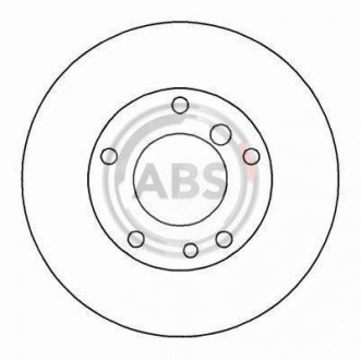 Гальмівний диск A.B.S. 15867 (фото 1)