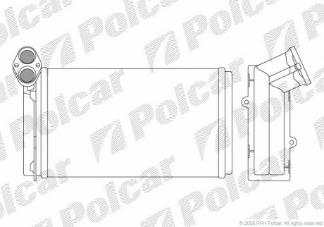 Радіатор охолодження Polcar 9550N8-3
