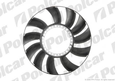 Крильчатка вентилятора A6 98-05,A8 94-03 2.5TDI V6 Polcar 132423F3