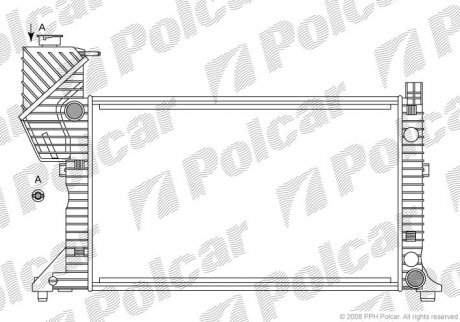 Радіатор охолодження Polcar 506208A2
