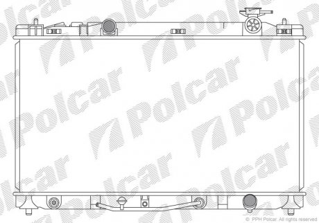 Радіатор охолодження Polcar 813808-3