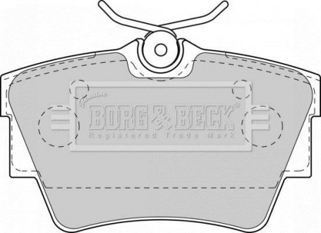 Гальмiвнi колодки дисковi BORG & BECK BBP1813 (фото 1)