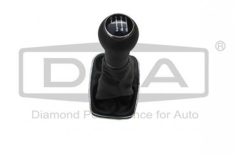 Ручка КПП с пыльником черный 5 ступ VW Bora (99-02),Golf (98-06) D Dpa 77110362802