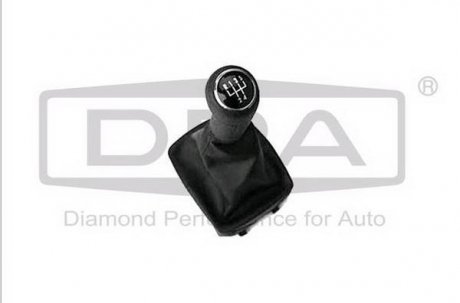 Ручка КПП с пыльником черный 5 ступ VW Polo (01-09) Dpa 77111634902 (фото 1)