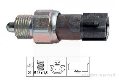 Датчик заднього ходу (на розмикання) Nissan Almera, Micra, Primera, X-Trail/ Renault Megane II, Scenic II/ Mazda 6 07- EPS 1.860.232