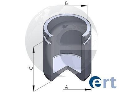 Поршень, корпус скобы тормоза (Тормозная система) ERT 150293-C (фото 1)