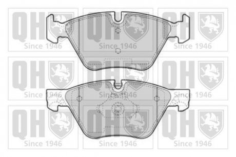Гальмiвнi колодки дисковi Quinton Hazell BP1753