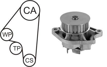 VW К-кт ГРМ (помпа + ремень + ролик) POLO (6N2) 1.0 99-01, SEAT IBIZA II (6K1) 1.0 i 96-02 AIRTEX WPK-1582R01