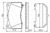 TESLA Тормозные колодки передн.Tesla S 12-,Cadillac,Ford (с-ма Brembo) BOSCH 0986494880 (фото 7)