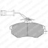 VW Тормозные колодки передн. (с датчиком) 19,6мм Audi 100 -91, 80 86-91 Delphi LP444 (фото 1)
