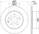 NISSAN Тормозной диск задн. вентил.X-Trail,Qashqai,Renault Koleos HELLA 8DD 355 118-711 (фото 1)