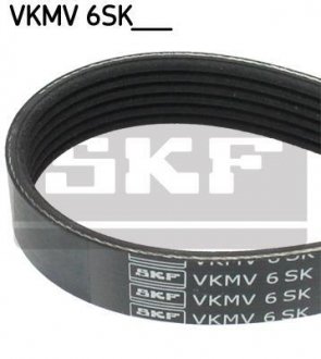 Поліклиновий ремінь SKF VKMV 6SK873 (фото 1)