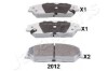 TOYOTA Колодки торм. передние Camry 2,5-3,5 11- JAPANPARTS PA-2012AF (фото 1)