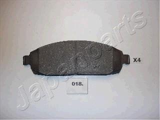 JEEP Тормозные колодки пер.Grand Cherokee 05- JAPANPARTS PA-018AF