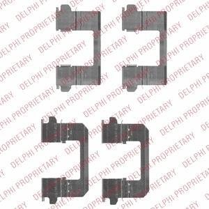 Гальмівні колодки (монтажний набір) Delphi LX0530