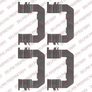 Гальмівні колодки (монтажний набір) Delphi LX0514