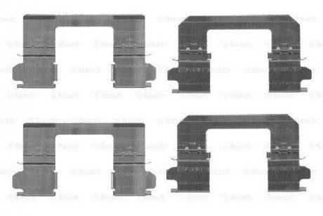 Монтажний набір гальмівних колодок передній BOSCH 1987474461 (фото 1)